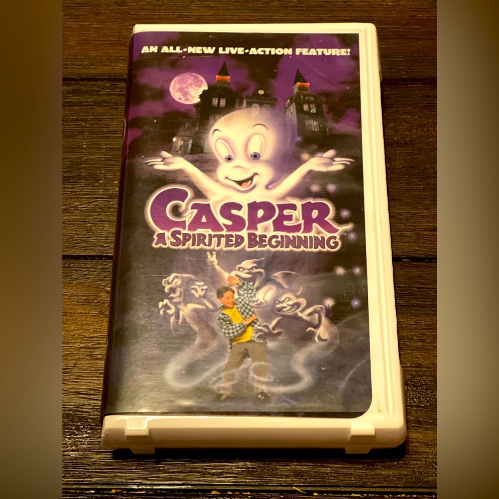 Casper: A Spirited Beginning (VHS, 1997) - vintage VHS hard case